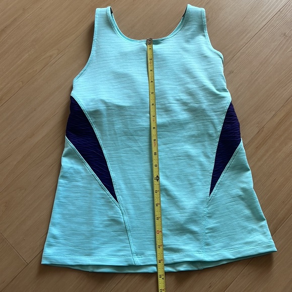 PEARL IZUMI WOMENS INFINITY WORKOUT TANK GREEN PURPLE SIZE M CYCLING RUNNING GYM - Picture 7 of 8